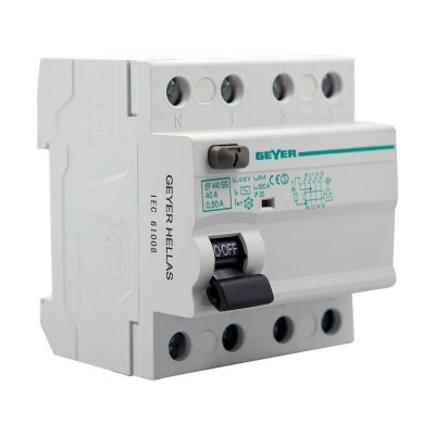 Ρελέ διαφυγής 4P 40A 300mA AC - EF440EG