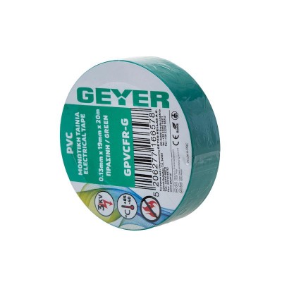 Μον.ταινία PVC 0.13mmx19mmx20m πράσινη - GPVCFR-G