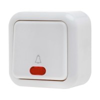 Μπουτόν με ένδειξη λευκό IP20 - H3-A113M