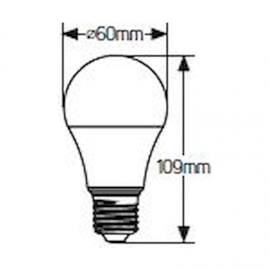 Λάμπα LED Κλασική A60 11W E27 6500K 1250lm - LADE2711E