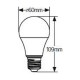 Λάμπα LED Κλασική A60 11W E27 6500K 1250lm - LADE2711E