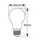 Λάμπα LED Κλασική A60 9W E27 3000K 800lm με Sensor Ημέρα-Νύχτα - LAWE279DN