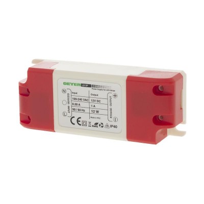 Τροφοδοτικό 12W 12V DC 1A IP40 - LD12P