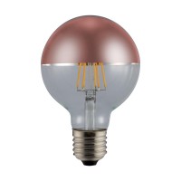 Λάμπα LED Αντεστραμμένου καθρέφτη χαλκός G125 6W E27 2700K 480lm dim - LFGBM276CD
