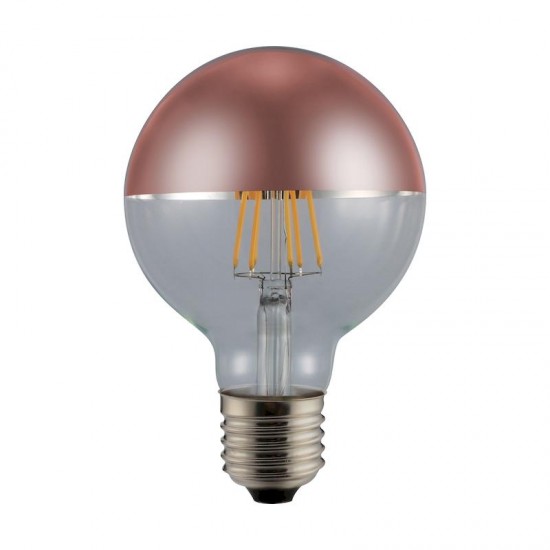 Λάμπα LED Αντεστραμμένου καθρέφτη χαλκός G125 6W E27 2700K 480lm dim - LFGBM276CD