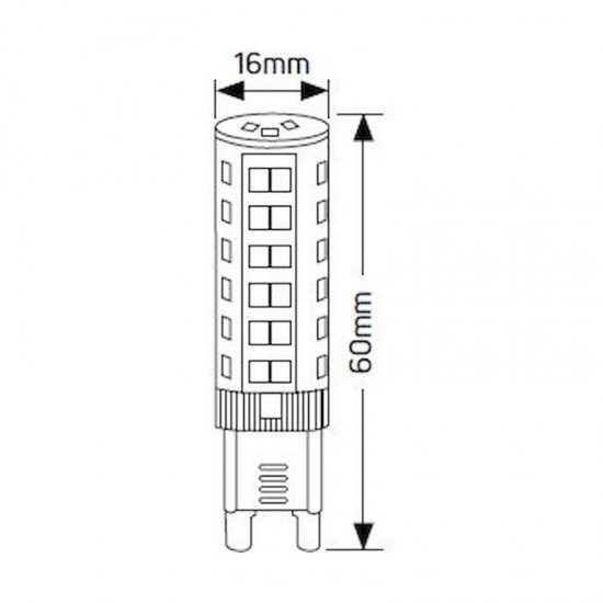 LED G9 3.5W/4000K 230V