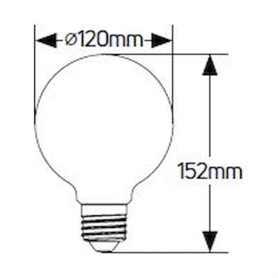 Λάμπα LED Γλόμπος G120 18W E27 4000K 1850lm - LGNCE2718