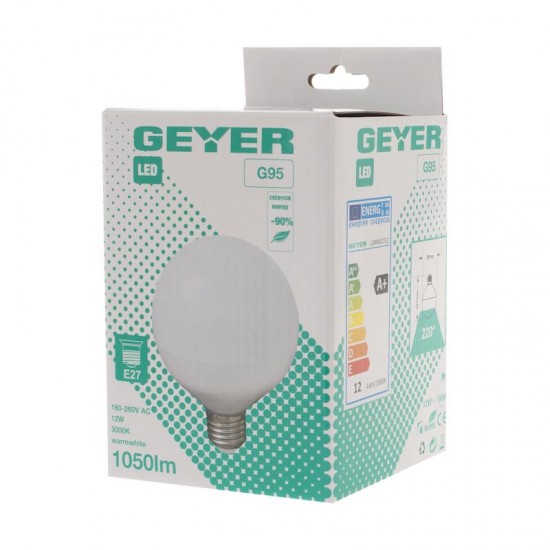 Λάμπα LED Γλόμπος G95 12W E27 3000K 1050lm - LGNWE2712