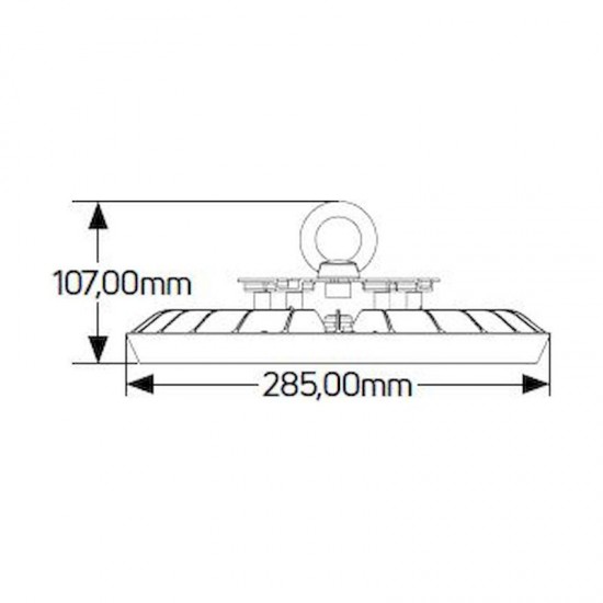 Καμπάνα LED Highbay Economy 150W 5000K 15000lm IP65 - LHB150RNS