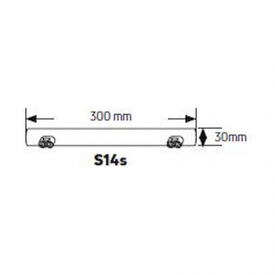 Λάμπα LED Linestra 5W S14s 3000K 450lm 0.3m - LIN-30W-2