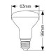 Λάμπα LED R63 8W E27 3000K 720lm - LKWE278S