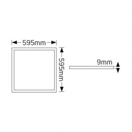 LED Panel Slim 60x60 40W 4000K 3600lm - LP40C5 GEYER