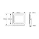 Προβολέας LED 200W 6500K 17000lm IP65 μαύρος - LPRM200D3