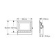 Προβολέας LED 10W 3000K 850lm IP65 λευκός - LPRW10W3