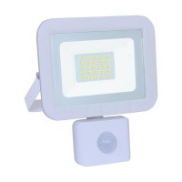 Προβολέας LED 50W 3000K 4250lm IP65 λευκός με αισθητήρα κίνησης - LPRW50WS3