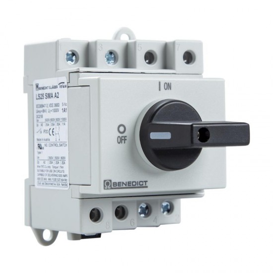 Διακόπτης φορτίου 2P 25A 500VDC - LS25SMAA2