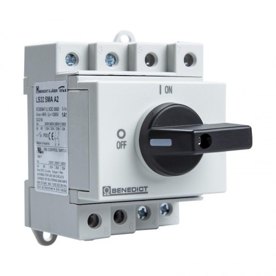 Διακόπτης φορτίου 2P 32A 500VDC - LS32SMAA2