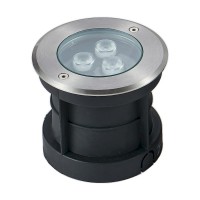 Φωτιστικό LED δαπέδου 6W 3000K 300lm IP68  Φ120mm - LULR125W6