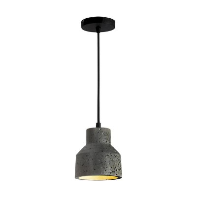 Φωτιστικό Cement E27 120x140 καλώδιο 2.5m γκρί - PC6640G