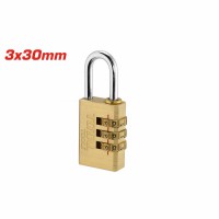 TOTAL 3ψηφιο ΟΡΕΙΧΑΛΚΙΝΟ ΛΟΥΚΕΤΟ ΣΥΝΔΥΑΣΜΟΥ 30mm (TBCK37303)