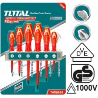 TOTAL ΕΠΑΓΓ. ΣΕΤ ΚΑΤΣΑΒΙΔΙΑ ΜΑΓΝ. VDE 1000V 6ΤΕΜ  (THTIS566)
