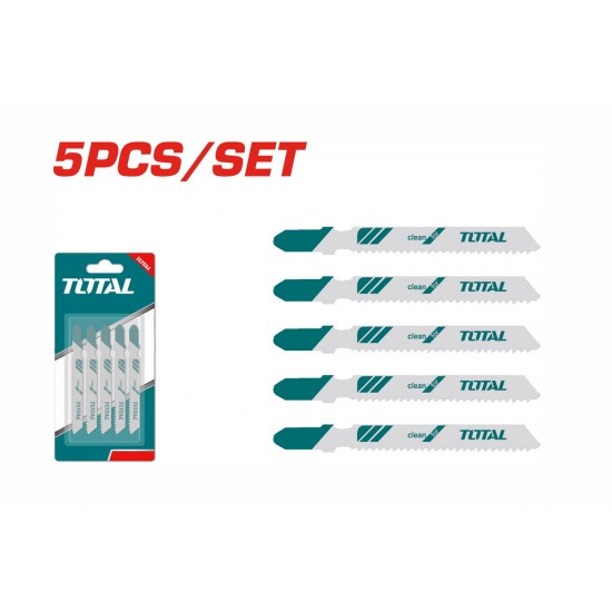 TOTAL ΜΑΧΑΙΡΑΚΙΑ ΣΕΓΑΣ ΜΕΤΑΛΛΟΥ 76mm 5ΤΕΜ (TJSBT118B)