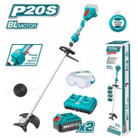 TOTAL ΕΠΑΓΓ. ΘΑΜΝΟΚΟΠΤΙΚΟ ΜΠΑΤ. Li-ion 40V / 4Ah / 2 ΜΠΑΤΑΡΙΕΣ BL Motor (TSTLI200285)