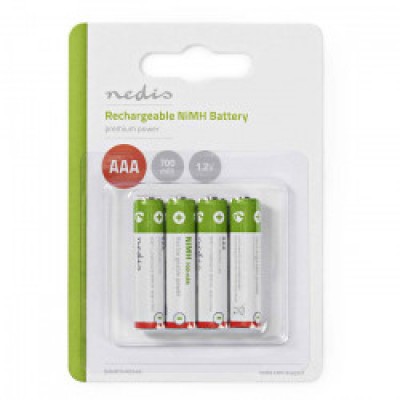 NEDIS ΕΠΑΝΑΦΟΡΤΙΖΟΜΕΝΕΣ ΜΠΑΤΑΡΙΕΣ ΑAA 700mAh BANM7HR034B 1.2V (4TMX)