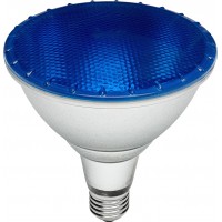 Λαμπα LED PAR38  15W E27 Μπλε με  Γυαλί 