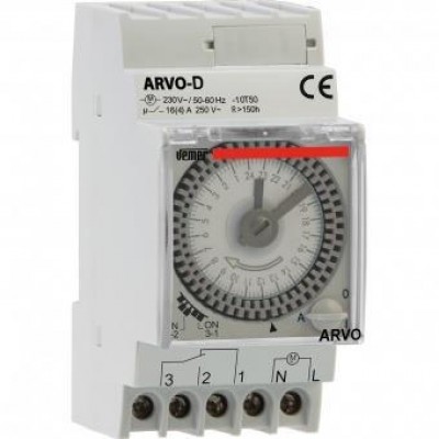 ΧΡΟΝΟΔ/ΤΗΣ ΗΜΕΡ.+ΕΦ. 2,5Μ ARVO-D , 12VDC VEMER