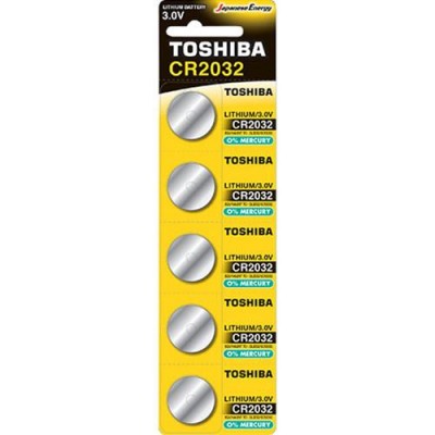 Toshiba Μπαταρίες Λιθίου  CR-2032 5 τεμ