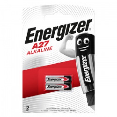 Αλκαλικές μπαταρίες Energizer A27 12V σε blister με 2τεμάχια