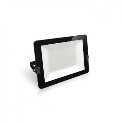 ΠΡΟΒΟΛΕΑΣ LED SUPER SLIM DOB 30W ΜΑΥΡΟΣ IP65 6500K FOS_ME