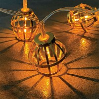 ΜΕΤΑΛΛΙΚΑ ΔΙΑΜΑΝΤΙΑ-ΜΠΑΛΕΣ 10LED 150cm ΧΑΛΚΙΝΟ ΦΩΣ 4.5V