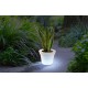 Ηλιακό Φωτιστικό Κήπου Γλάστρα IP44 Led 4500Κ 4x0.06W Φ17cm