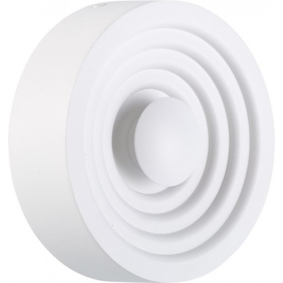 ΑΠΛΙΚΑ ΤΟΙΧΟΥ ΣΤΡΟΓΓΥΛΟ LED 6W 3000K 6379