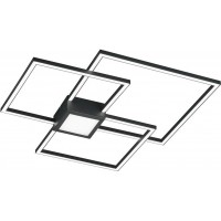 Φωτιστικό Οροφής LED 38W 3000K 4000lm Switch Dimmer Ανθρακί HYDRA