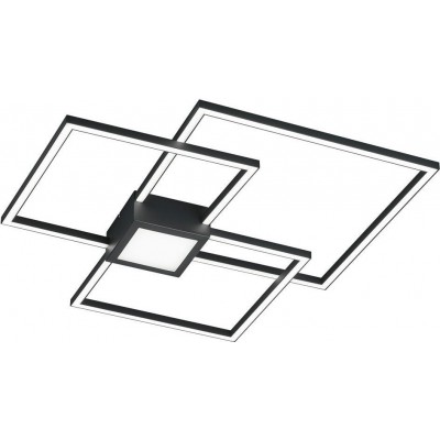 Φωτιστικό Οροφής LED 38W 3000K 4000lm Switch Dimmer Ανθρακί HYDRA