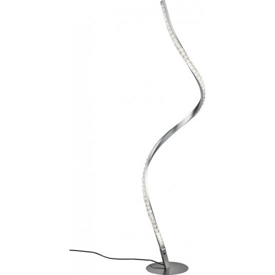 Φωτιστικό Δαπέδου H:116cm SMD LED 9W 3000K RGBW 700lm Χρώμιο RUBIN