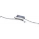 Φωτιστικό Οροφής led 2X5W  3000K Νικελ Ματ ROUTE