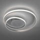Φωτιστικό Οροφής LED 22W 3000K 2200lm Switch Dimmer τιτάνιο ZIBAL
