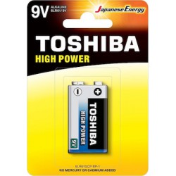 TOSHIBA ΑΛΚΑΛΙΚΗ ΜΠΑΤΑΡΙΑ 9V 6LR61GCP