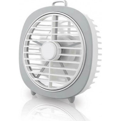 Ανεμιστήρας USB επιτραπέζιος με led φωτισμό 4W