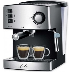 Mηχανή Espresso - Cappuccino 20bar, 850W LIFE Ristretto