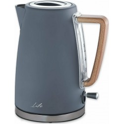Premium design βραστήρας 1.7L, 2200W, σε γκρι χρώμα LIFE RITZ Grey