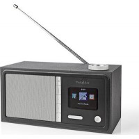 Internet και FM ραδιόφωνο με λειτουργία Bluetooth, 18W  NEDIS RDIN3000BK