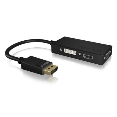 Αντάπτορας 3-σε-1 από DisplayPort 1.2 σε HDMI, DVI-D ή VGA, 0.15m IB-AC1031 