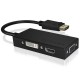 Αντάπτορας 3-σε-1 από DisplayPort 1.2 σε HDMI, DVI-D ή VGA, 0.15m IB-AC1031