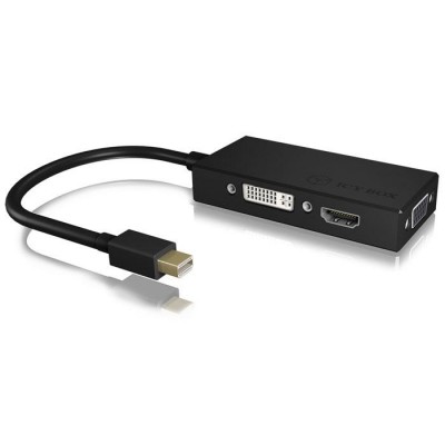 Αντάπτορας 3-σε-1 από mini DisplayPort 1.2 σε HDMI, DVI-D ή VGA, 0.15m IB-AC1032 