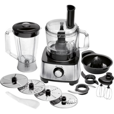 Food Processor 3 σε 1: πολυμίξερ, μπλέντερ και στίφτης, 1200W 